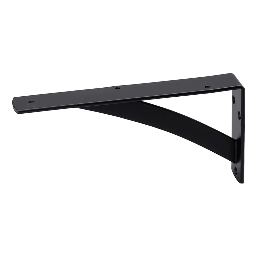 カウンターブラケット ブラック（壁側125×天井側250x幅38㎜、厚さ4.5