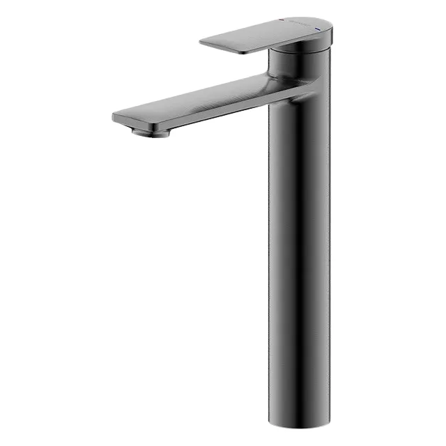 BRAVAT シングルレバー洗面混合水栓 トール ガンメタリック