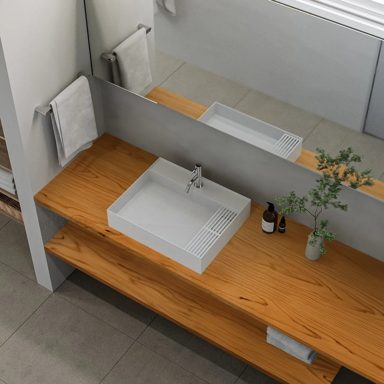 天然木オーダーカウンター | 洗面台 | 住宅設備機器（洗面台）の通販