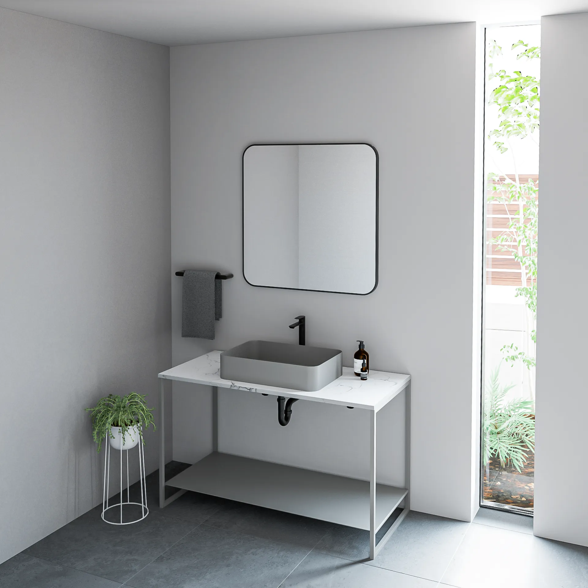 フラム W1180 オーク×ブラックPB | 洗面台 | 住宅設備機器（洗面台）の