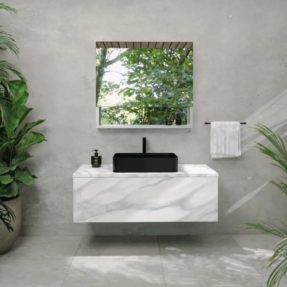 エレヴェール W1180 ビアンコ×ボウルマットホワイト | 洗面台 | 住宅