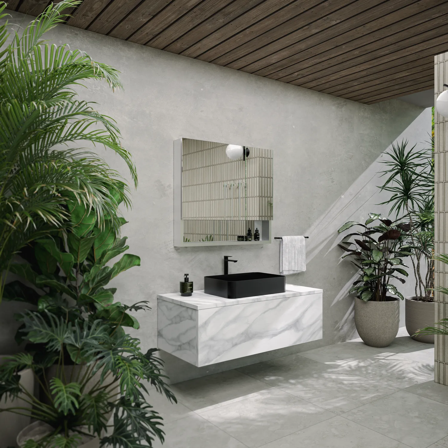 エレヴェール W1180 ビアンコ×ボウルマットホワイト | 洗面台 | 住宅