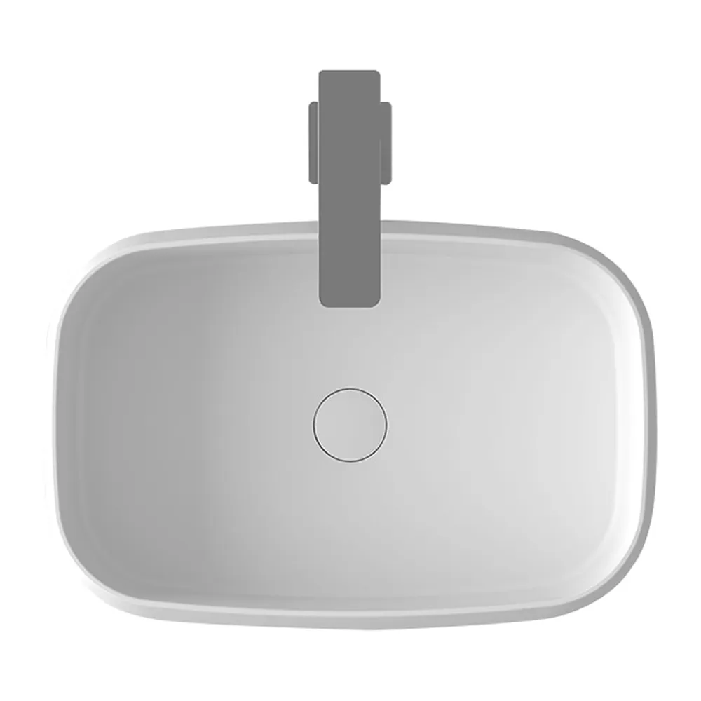 人工大理石 洗面ボウル ホワイト WCB668W-Wh（W600×D380×H153