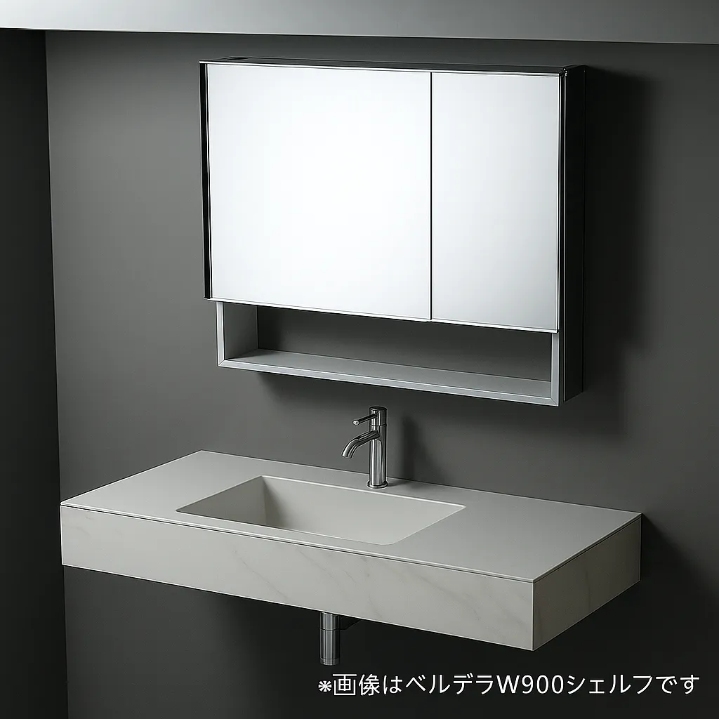 KOHLER ベルデラ W500シェルフ | ミラー | 住宅設備機器（洗面台）の