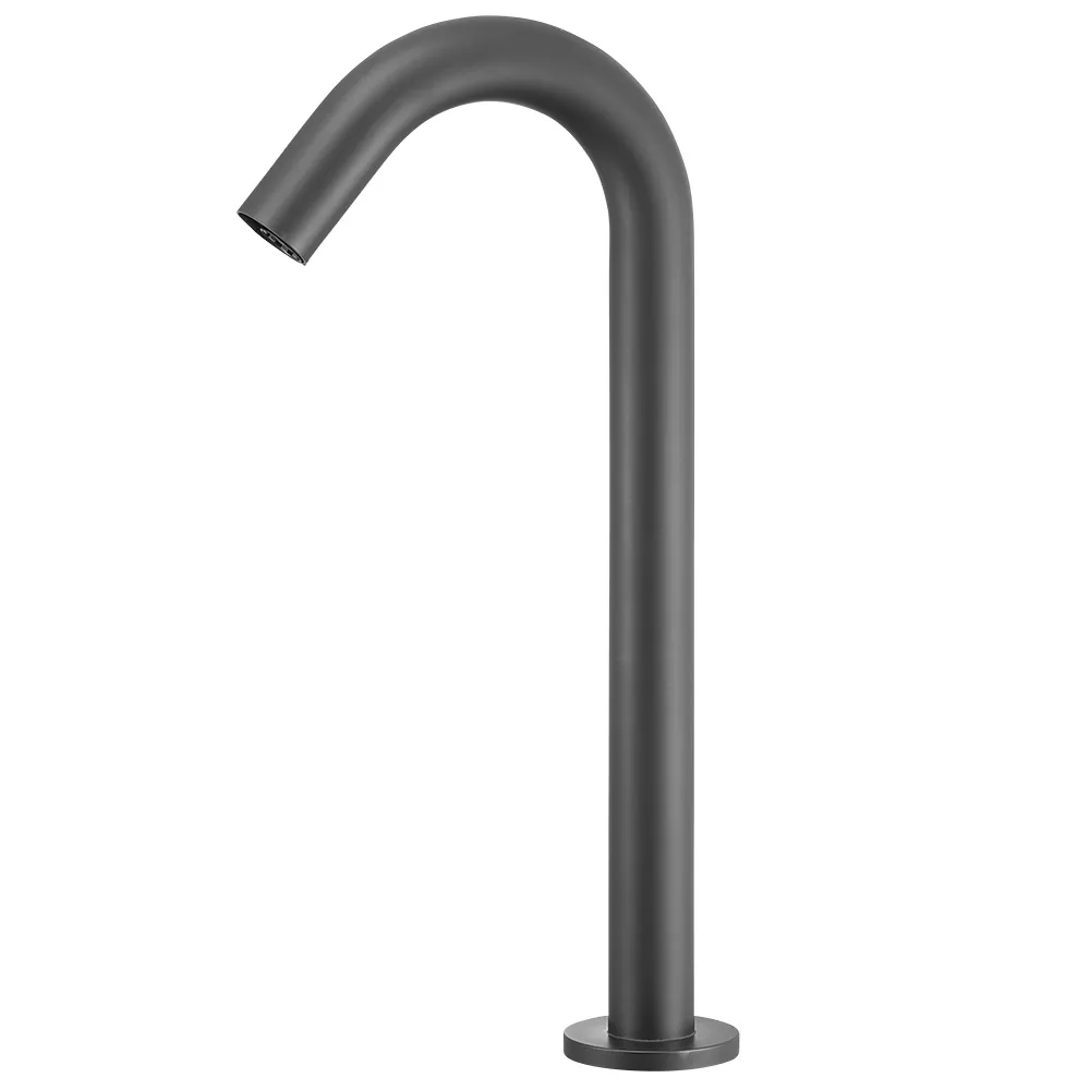 ラウンド自動単水栓 トール マットブラック | 洗面水栓・蛇口 | 住宅