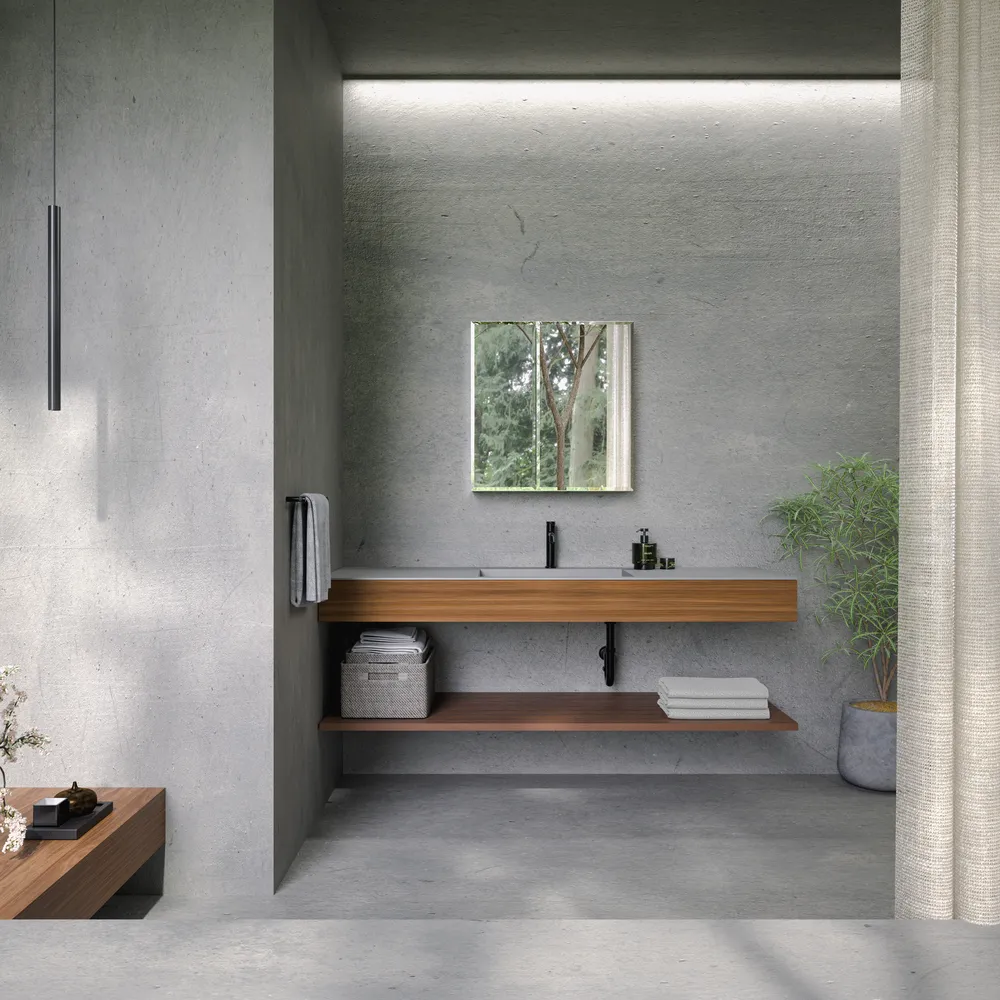 ラヴィタスW1650 ホワイト×ウォールナット | 洗面台 | 住宅設備機器