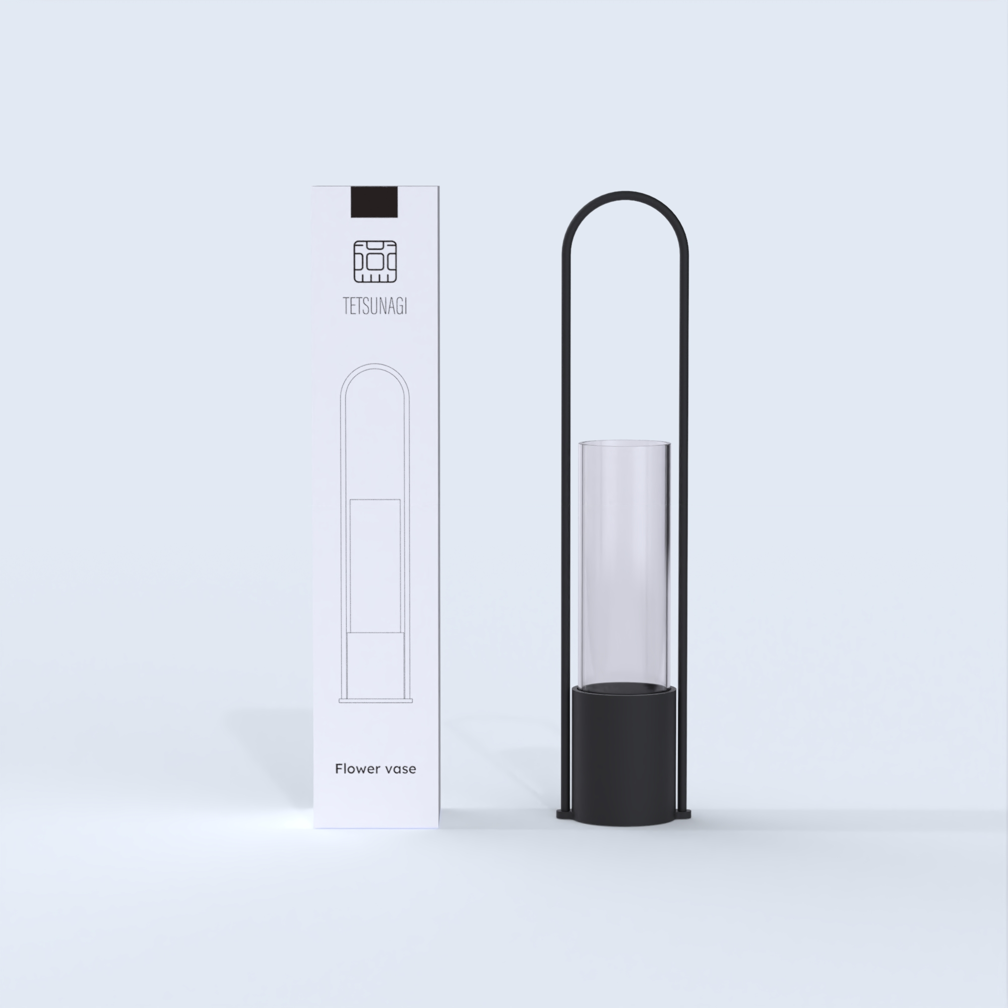 フラワーベース スチール ブラック | インテリア収納 | 住宅設備機器